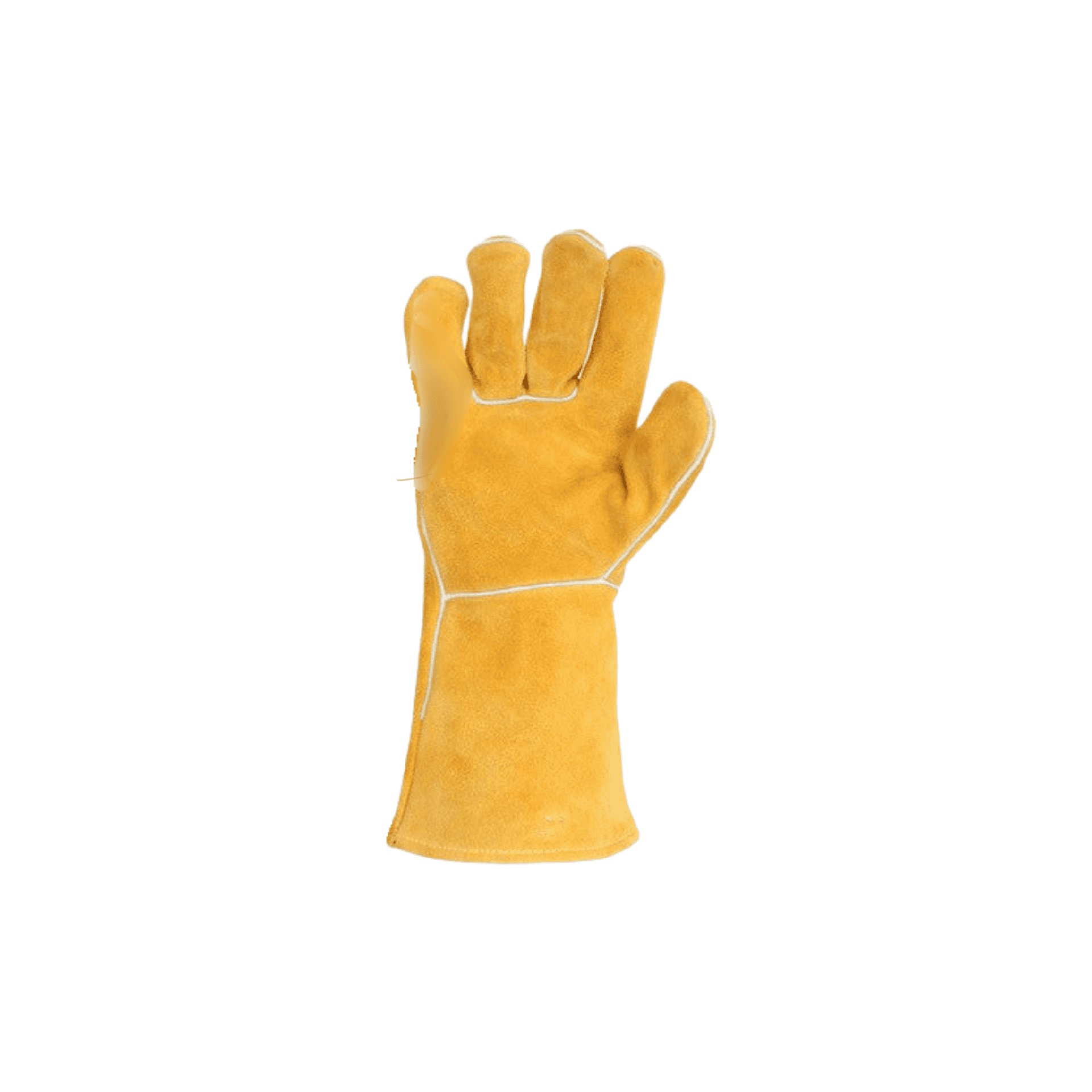 right brown stick welding gloves
