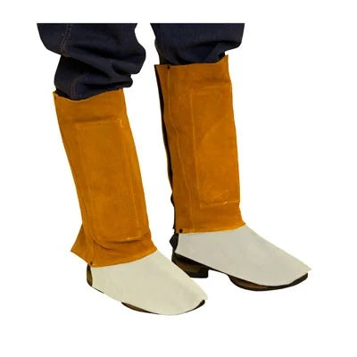 Stanco Gold Band GB24 14" Leather Protective Leggings - Pair
