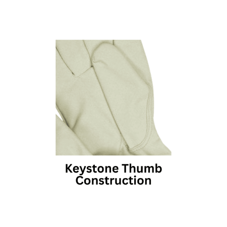 Keystone Glove on Fleece Lined Leather Glove