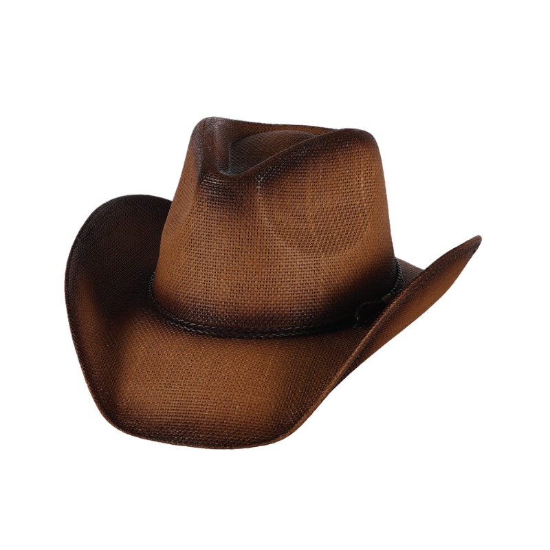 Classic Brown Cowboy Hat with Braded Band