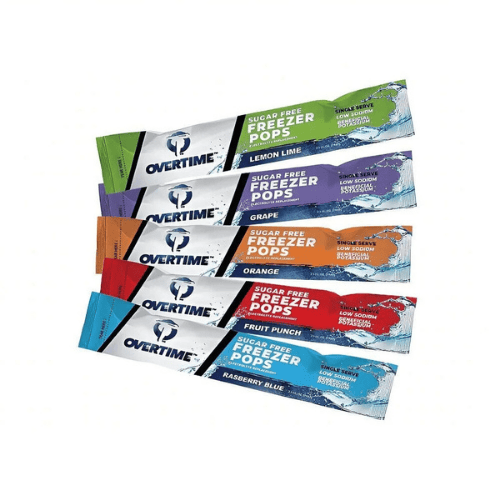 Electrolyte Freezer Pops – Overtime 3 oz Variety Pack Hydration Pops