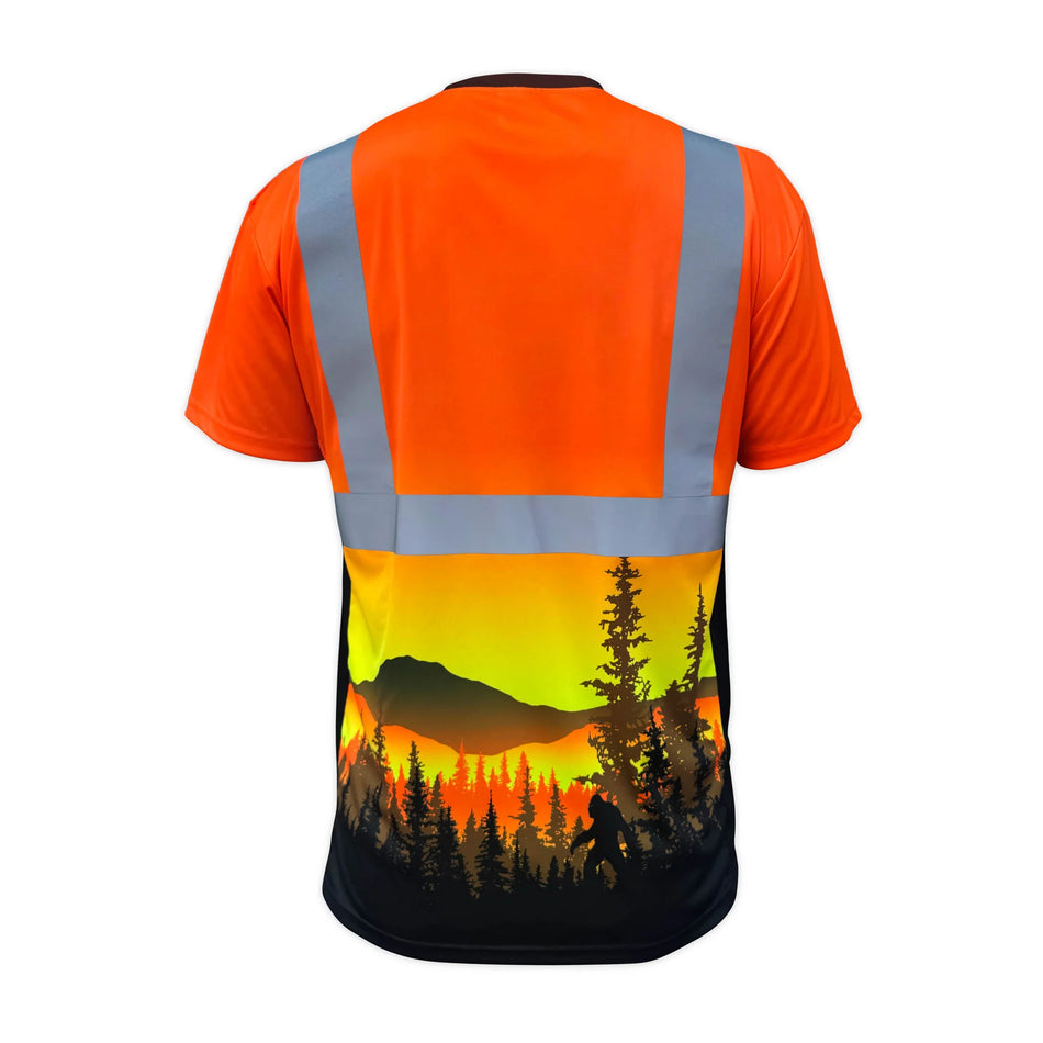 SS360º Wildland Sasquatch Orange Reflective Safety Shirt - Class 2 Type-R