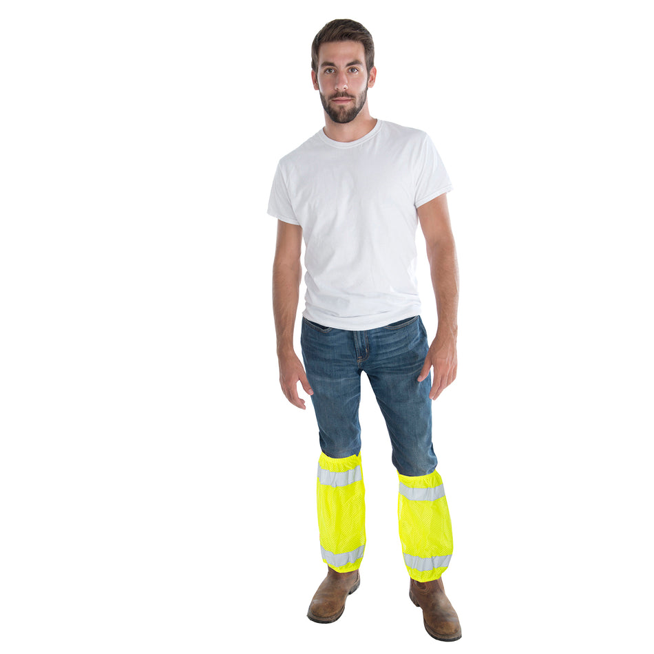 Hi Vis Lime Class E Leg Covers