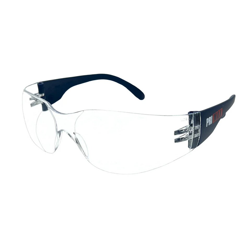 Metal Detectable Safety Glasses with Clear Anti-Fog Lens