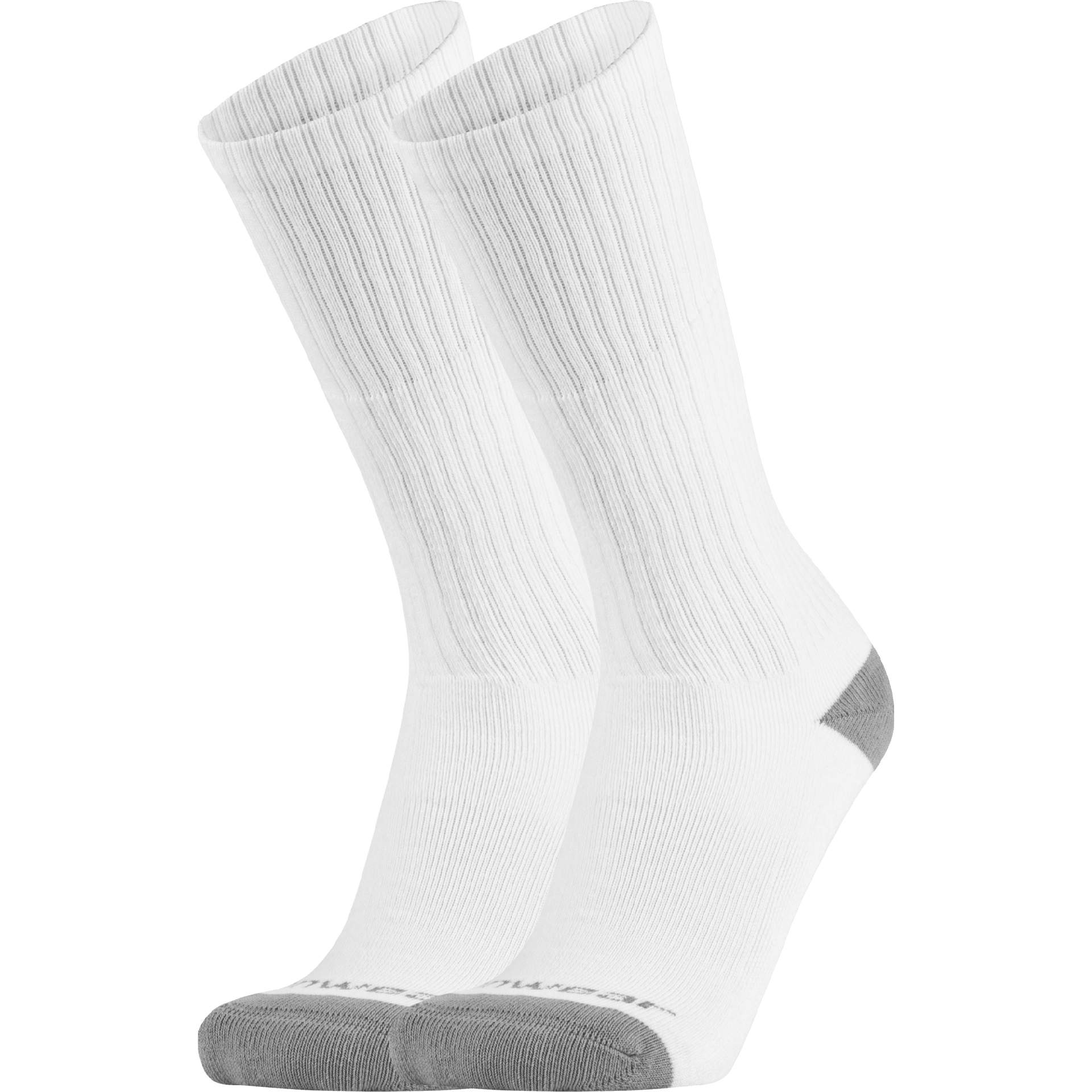 Men's Cotton Socks, 6 Pairs, Heavyweight Cushioned Crew Length