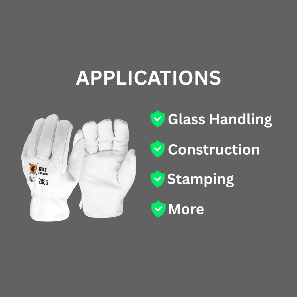 level 5 cut resistant gloves application