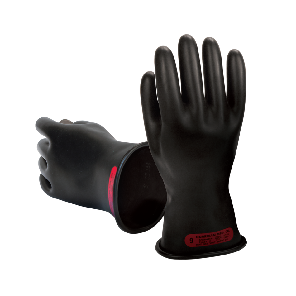 Electrical Gloves – Class 00 Rubber, 14" Length, Smooth Finish