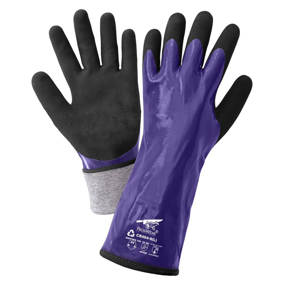 Chemical Resistant & A4 Cut Rated Gloves