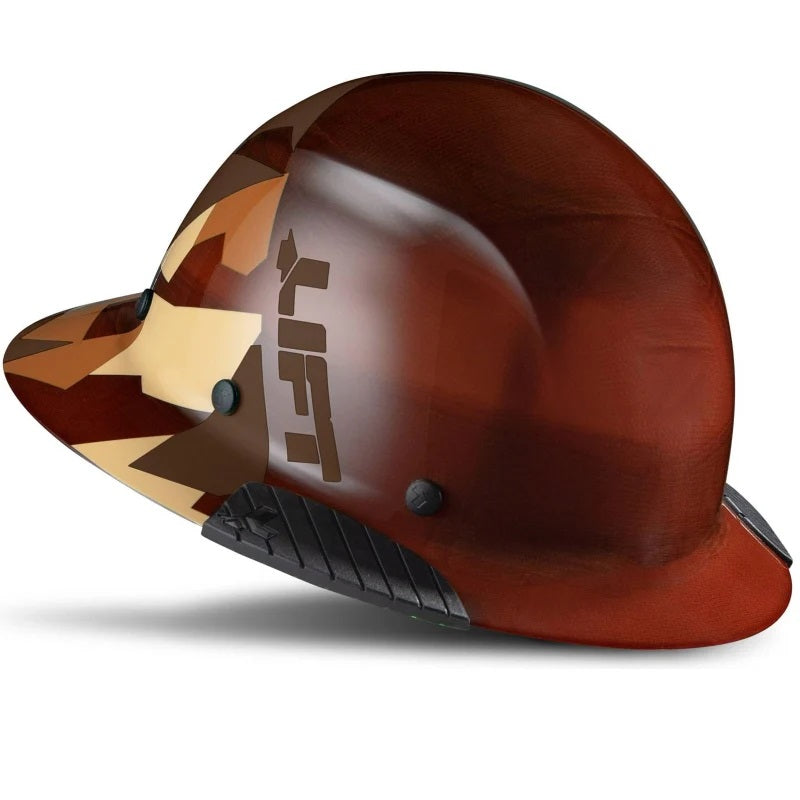 Lift Safety DAX Fiber Resin Full Brim Hard Hat (50/50 Desert Camo Gloss)