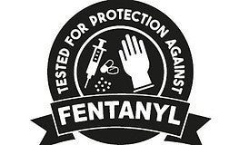 black nitrile gloves against fentanyl