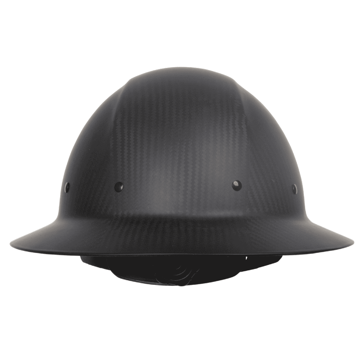 Back Side of Carbon Fiber Hard Hat