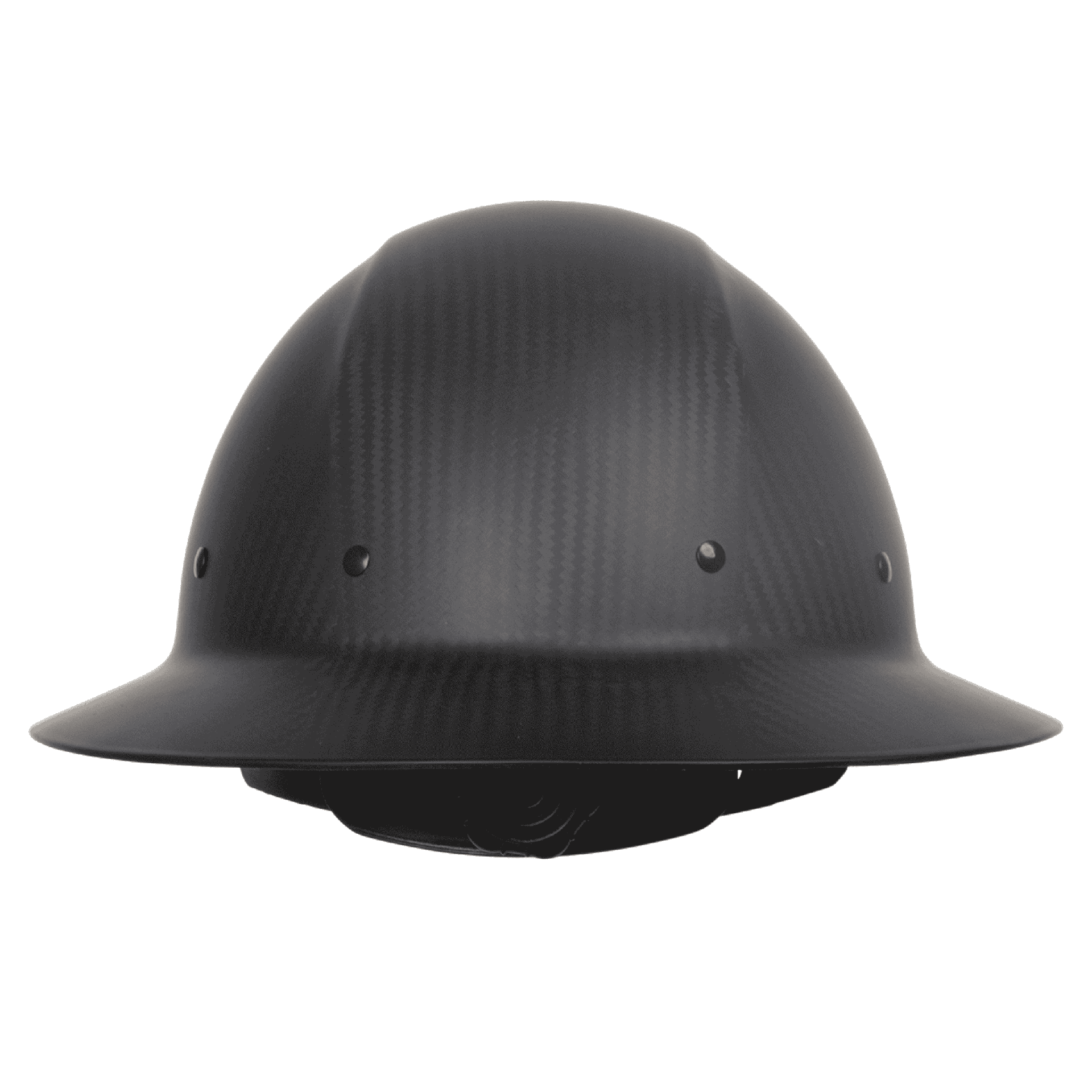 Back Side of Carbon Fiber Hard Hat