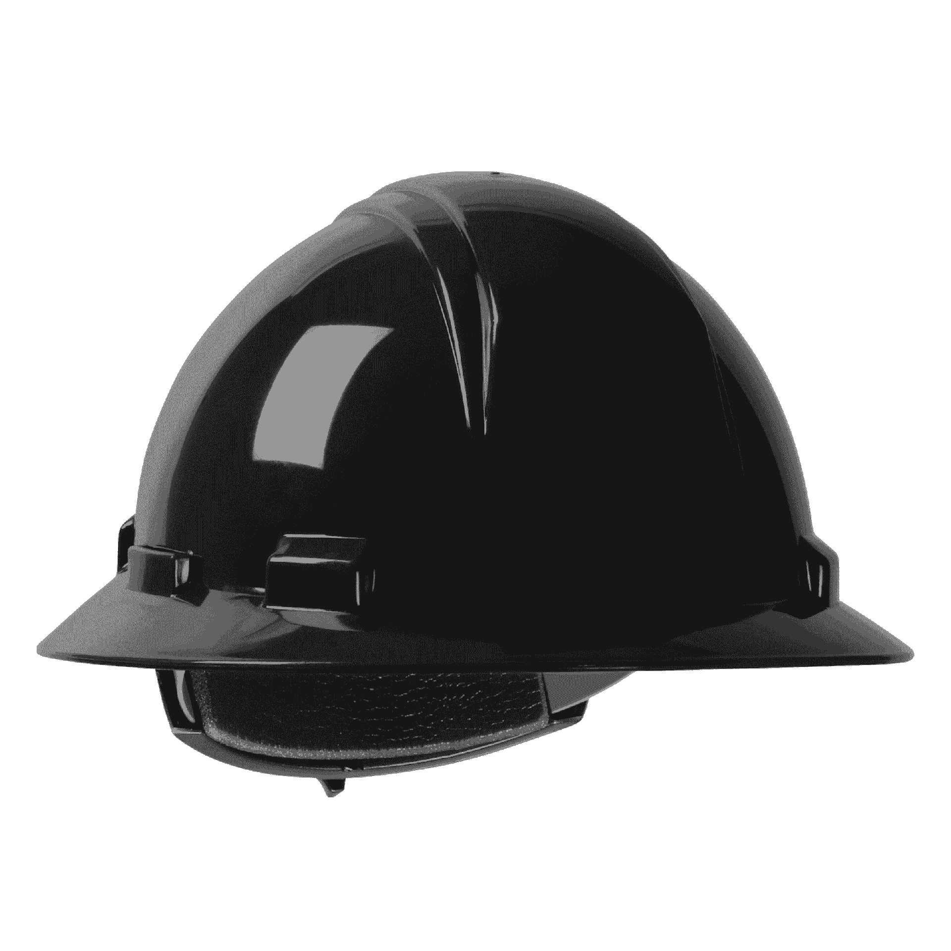 Black Full Brim Hard Hat