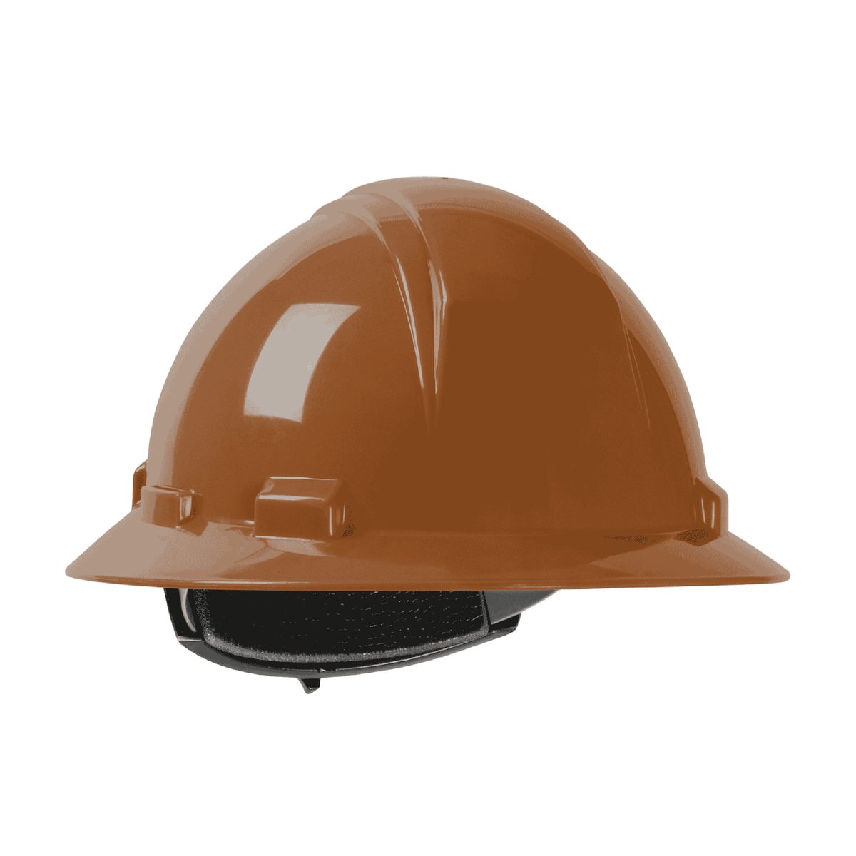 Brown Full Brim Hard Hat