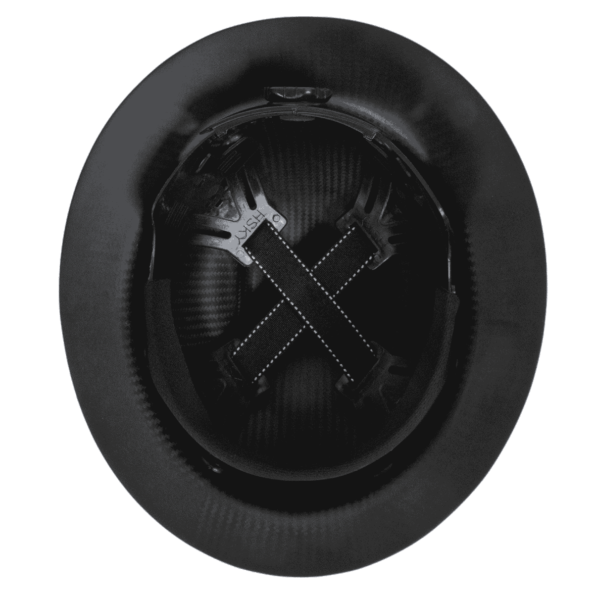 Carbon Hard Hat with 4-Point Rachet