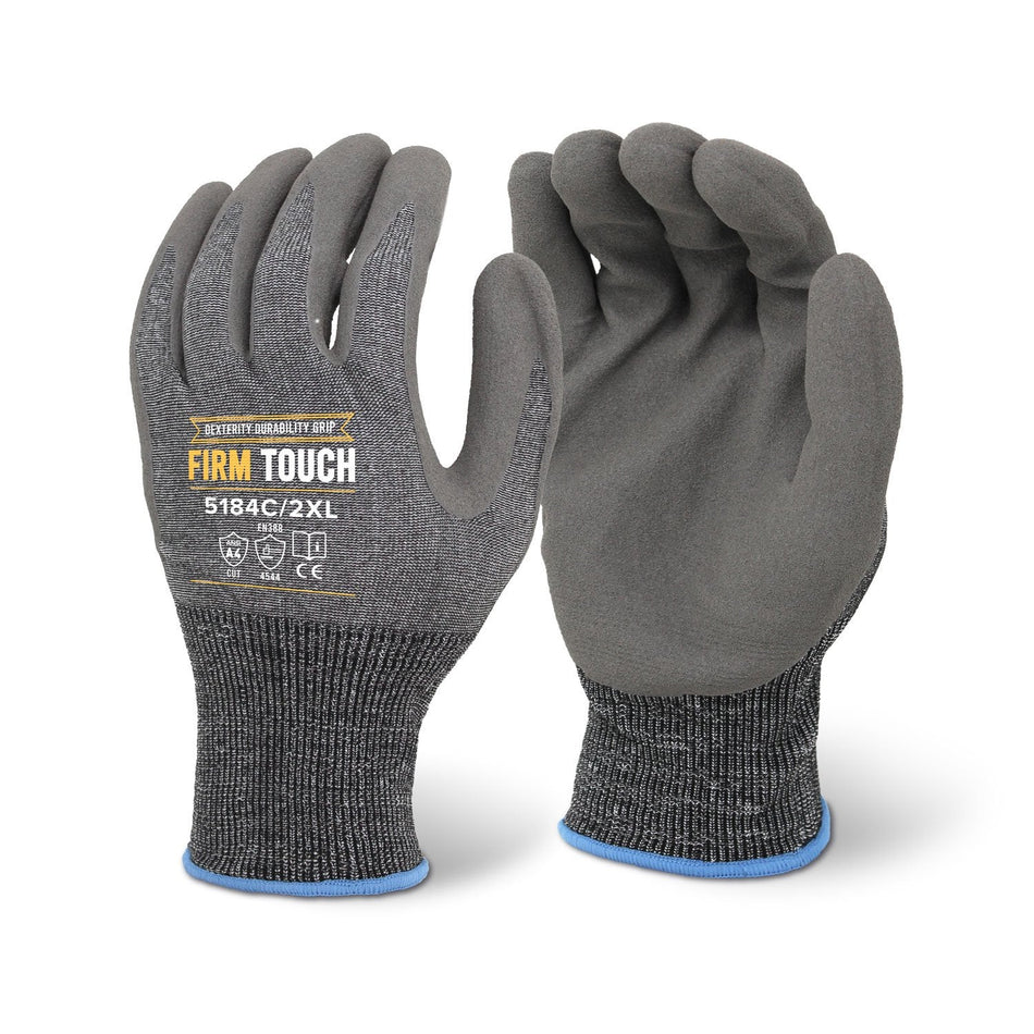 Cut Level 4 Gloves – Ultra-Thin Sandy Nitrile Coated