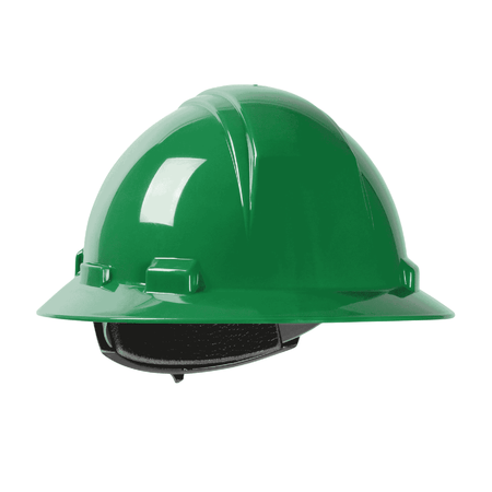 Green Full Brim Hard Hat