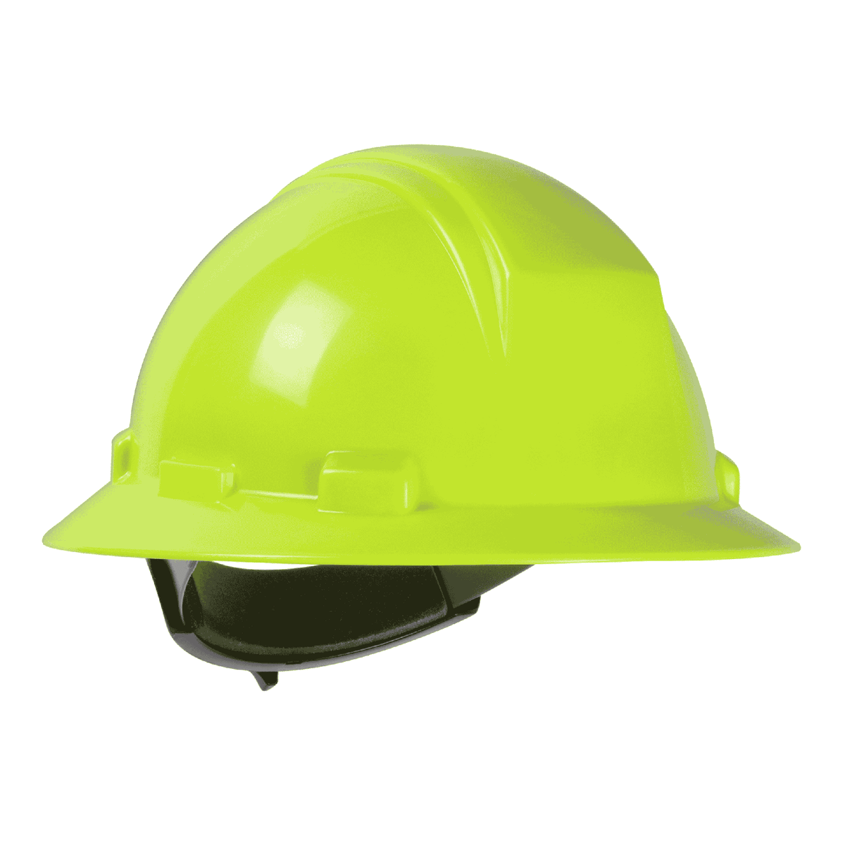 Hi Vis Green Full Brim Hard Hat
