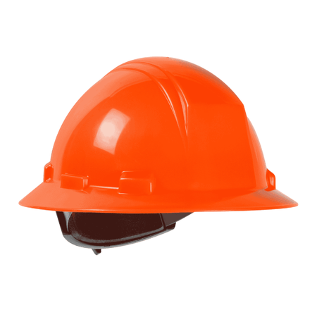 Hi Vis Orange Full Brim Hard Hat