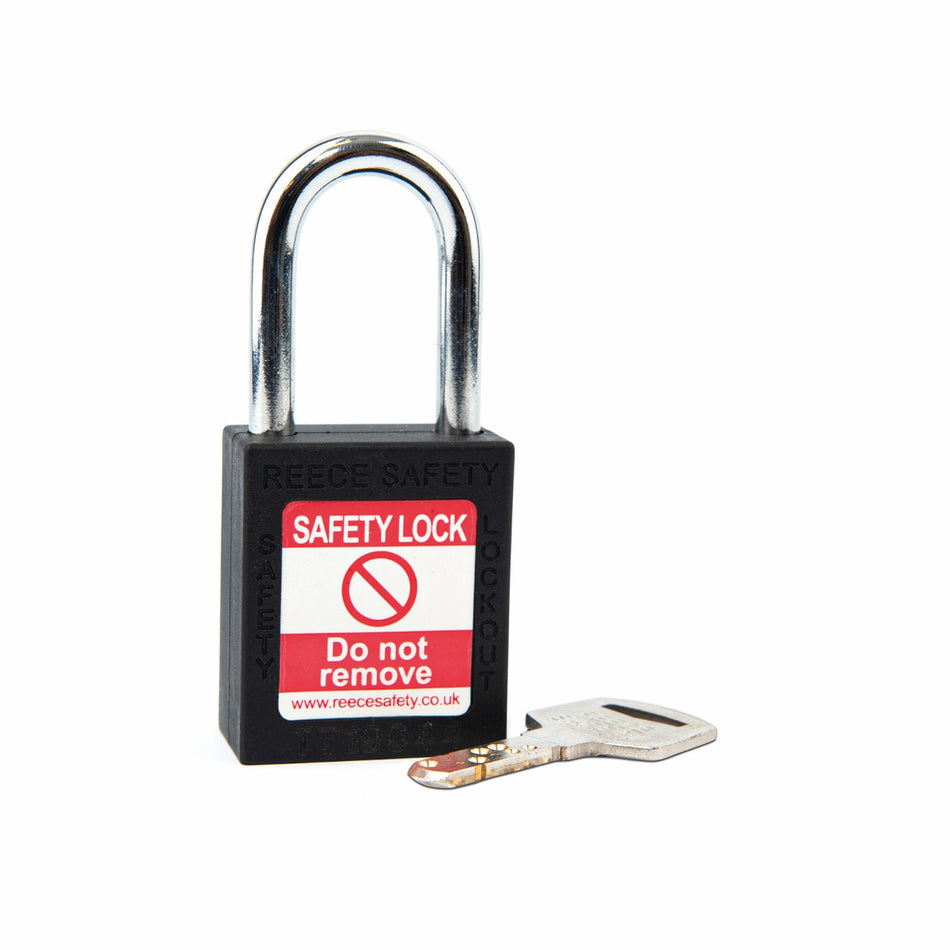 Black REECE Nylon Safety Padlock KA