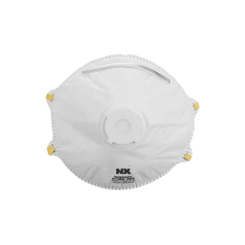 N95 Mask with Valve for Comfortable, Secure Fit - Pack of 10