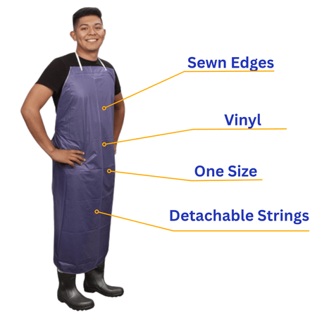 Apron with information