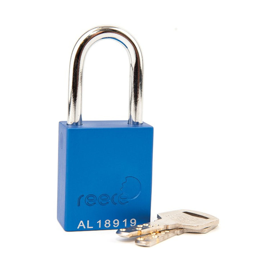 Blue REECE Aluminum Safety Padlock KA SET