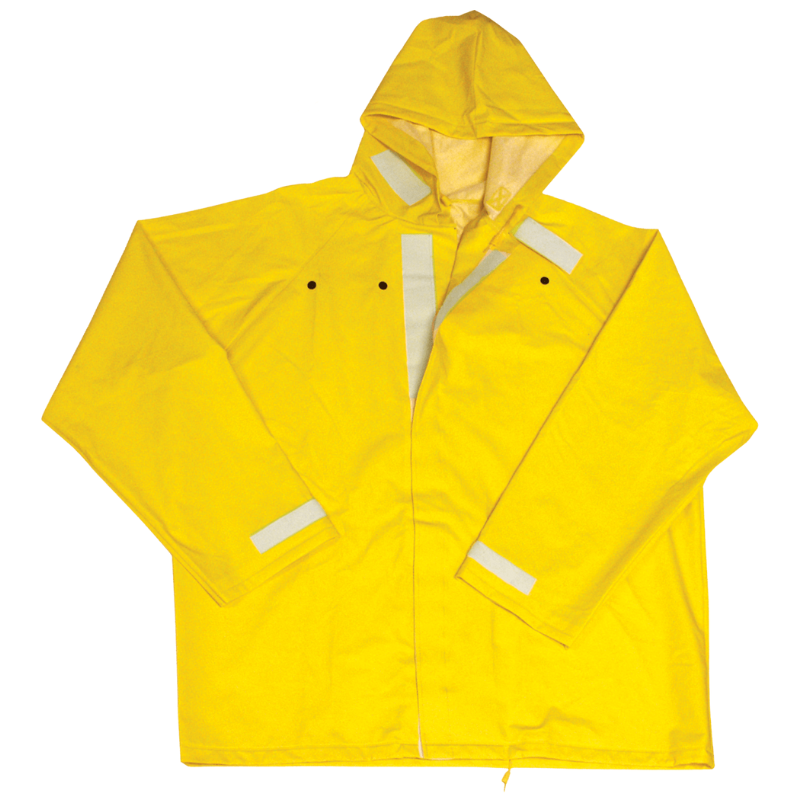 Yellow 3 Piece PVC/Polyester Rainsuit