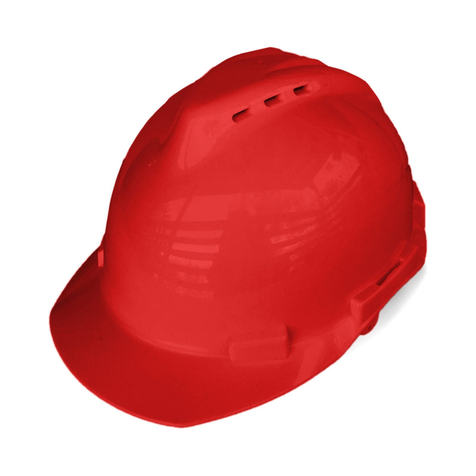 Red Cap Style Vented Hard Hat