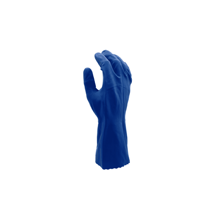 Blue Latex Rubber Gloves Right Hand