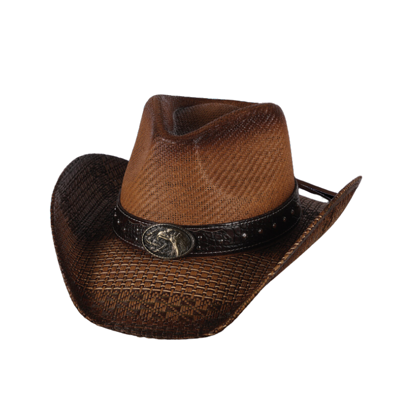 Outback Cowboy Hat with Eagle Emblem
