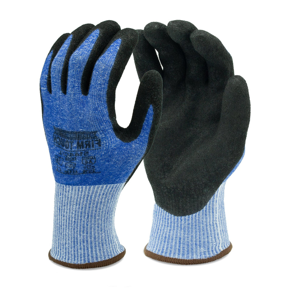 12 Pairs - ANSI Level 4 Sandy Nitrile Coated Gloves