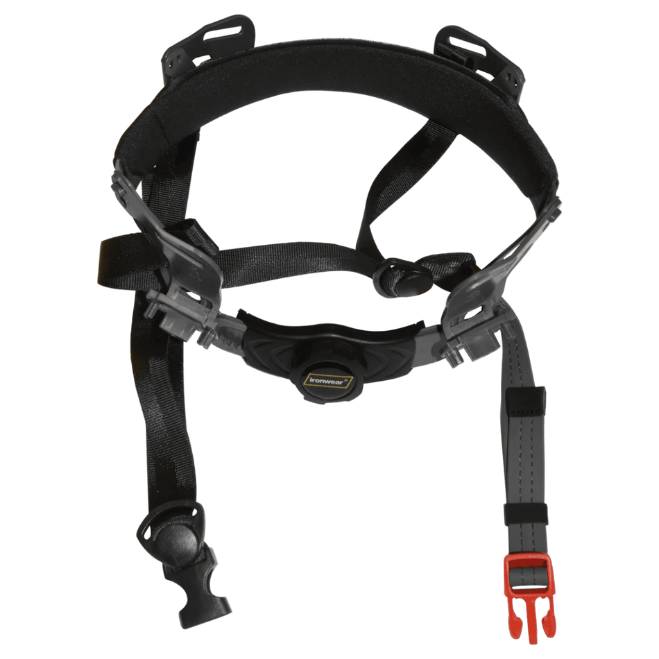 Ironwear Chin Strap Replacement for Helmet - 4-Point Ratchet Suspension