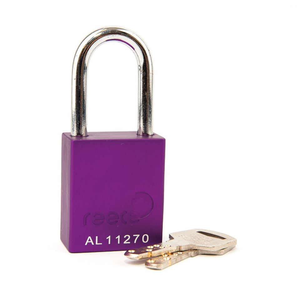 Purple REECE Aluminum Safety Padlock KTD