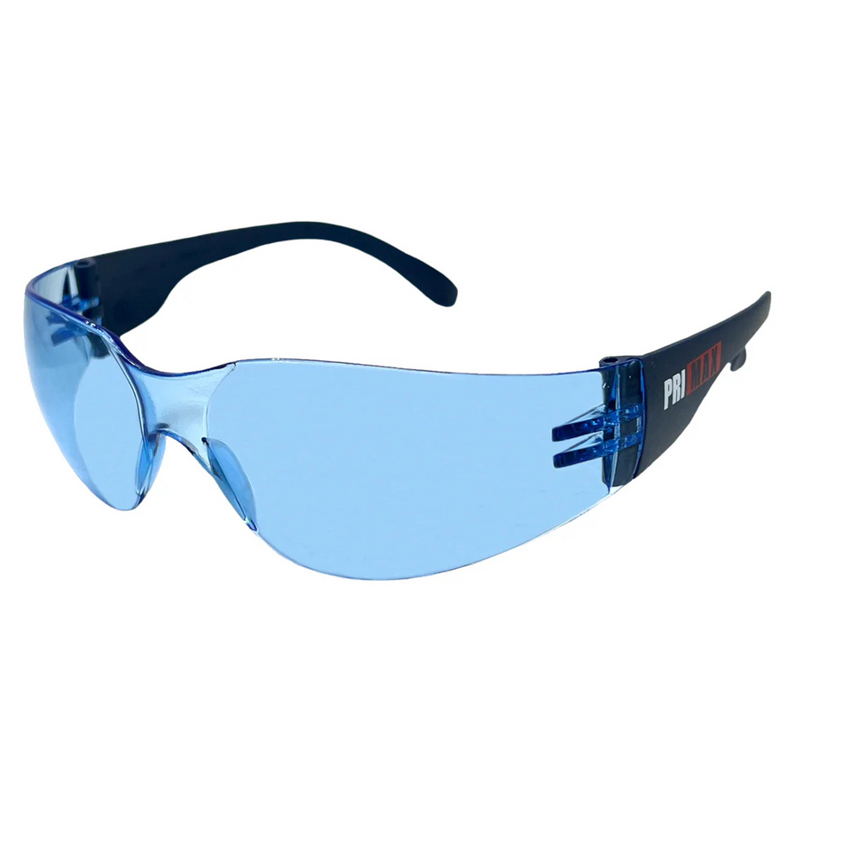 Blue Metal Detectable Safety Glasses with Blue Anti-Fog Lens