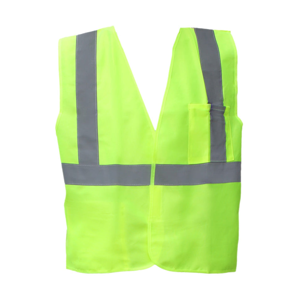 Hi-Vis Green Class 2 Safety Vests (Velcro Closure)