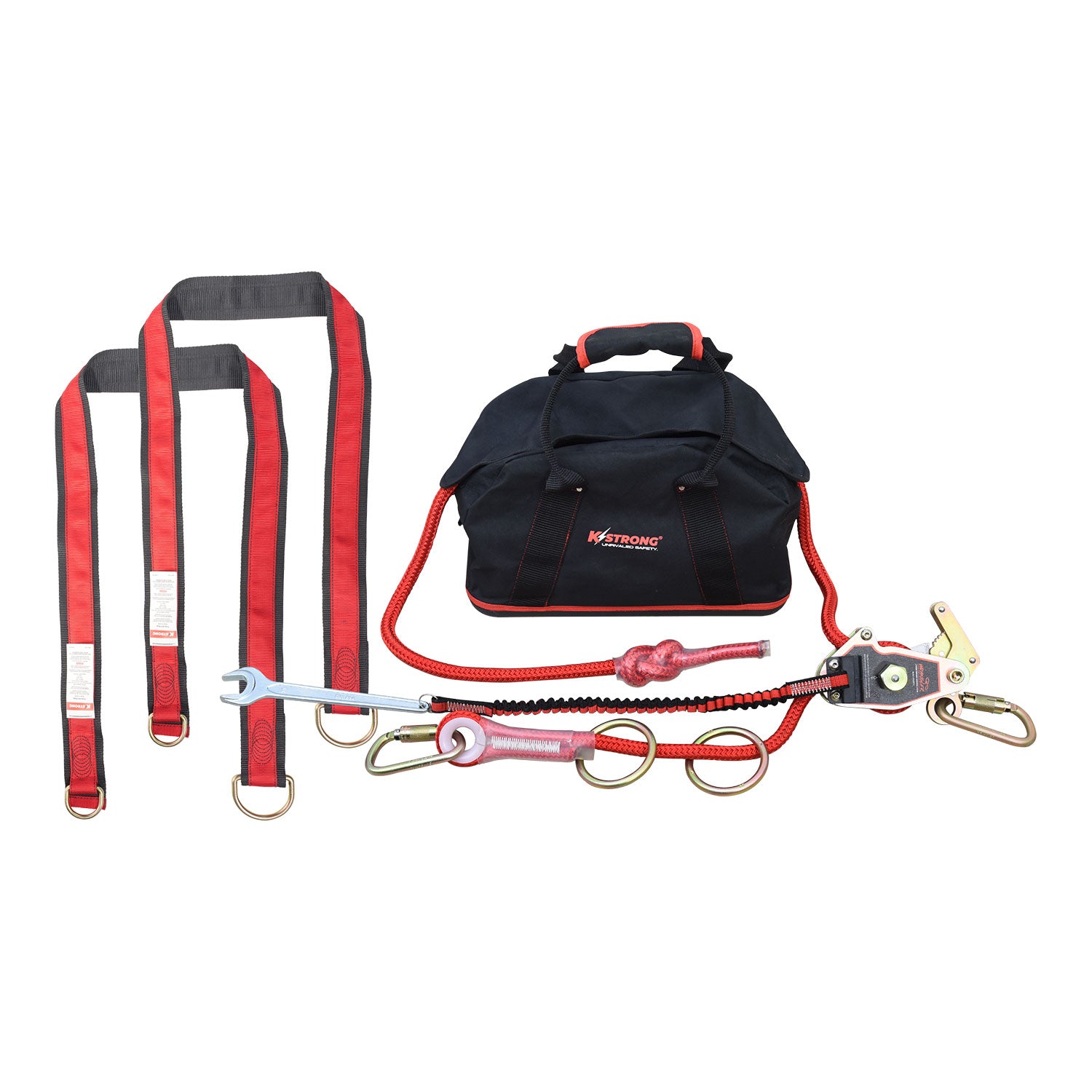 Horizontal Life Line Rigi 60 ft. Adjustable 2-person Capacity Horizontal Lifeline System - Inland ...