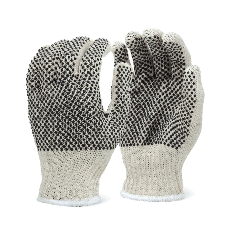 Double Sided PVC Dotted Cotton Gloves
