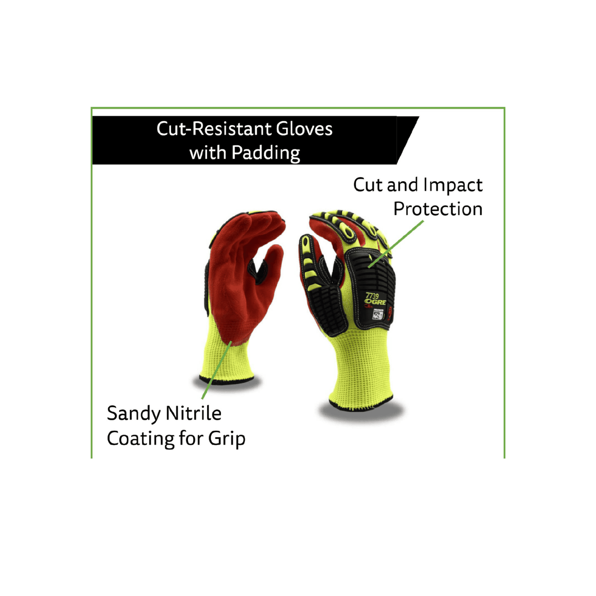 Cut Resistant gloves with Impact Protection