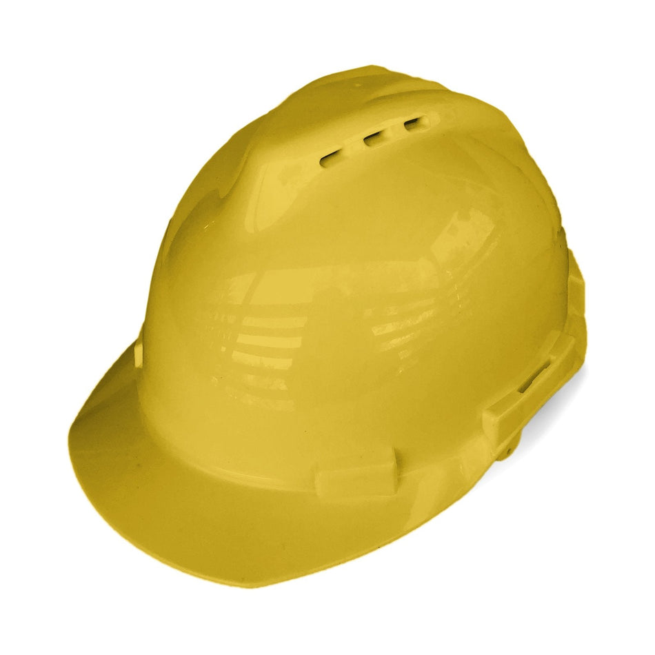 Yellow Cap Style Vented Hard Hat