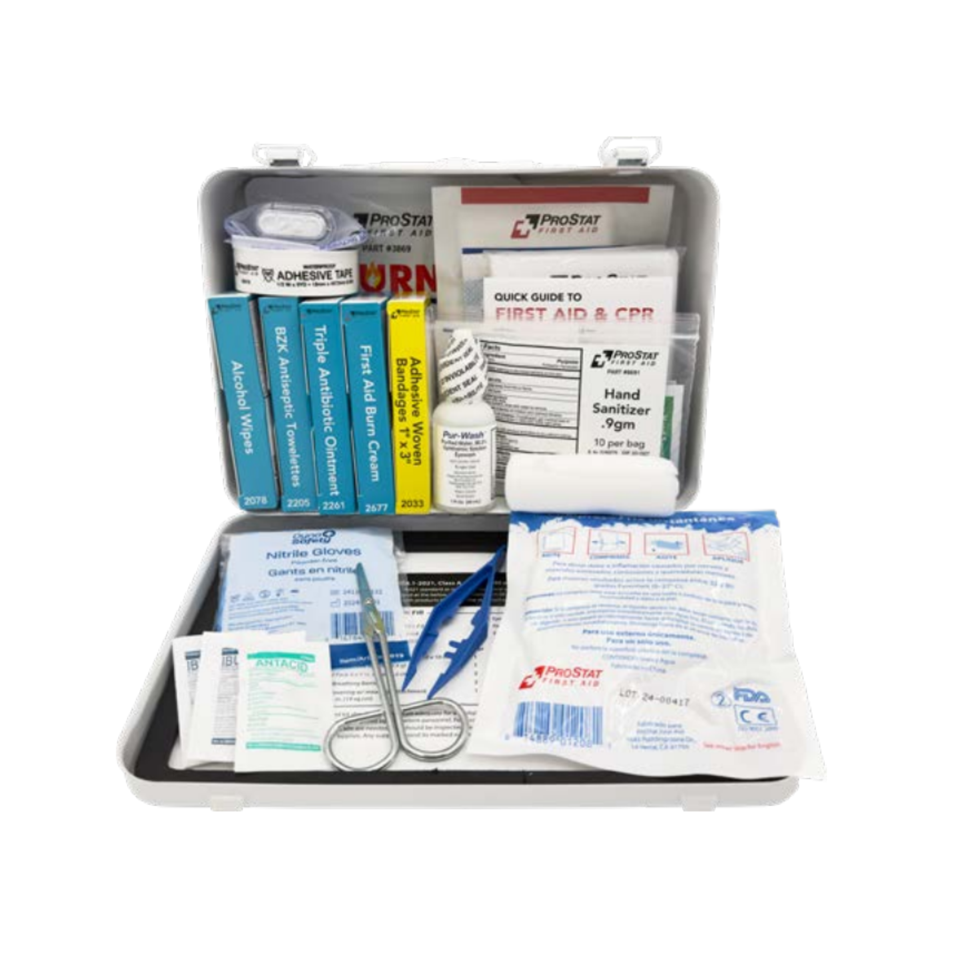 Steel First Aid Kit Class A Steel Vehicle First Aid Kit - Inland Empire Safety & Supply