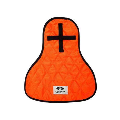 Cooling Hard Hat Pad and Neck Shade - Hi Vis Orange