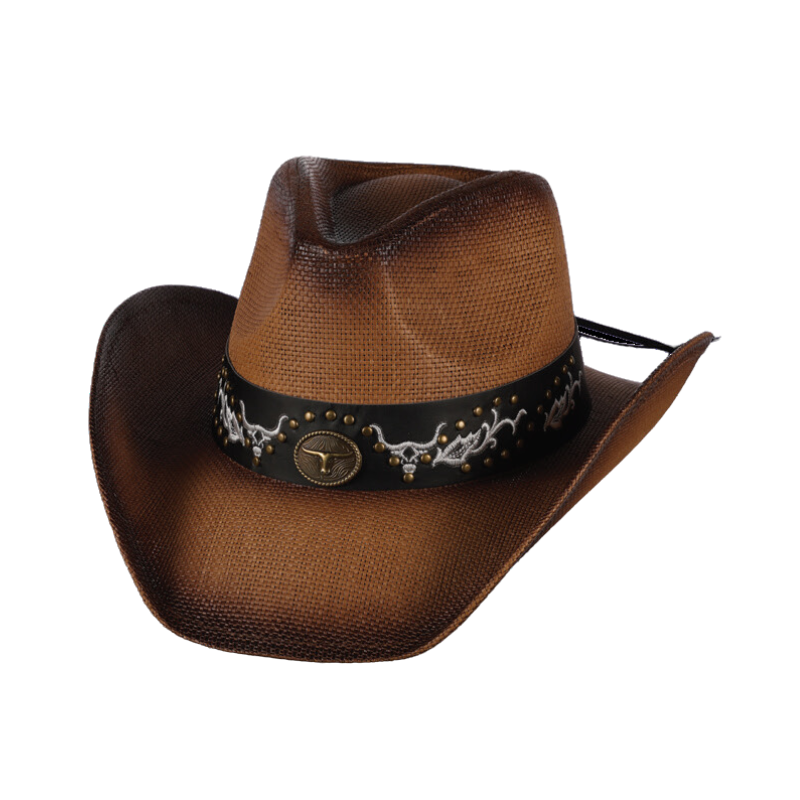 Dusty Meadows Bull Cowboy Hat