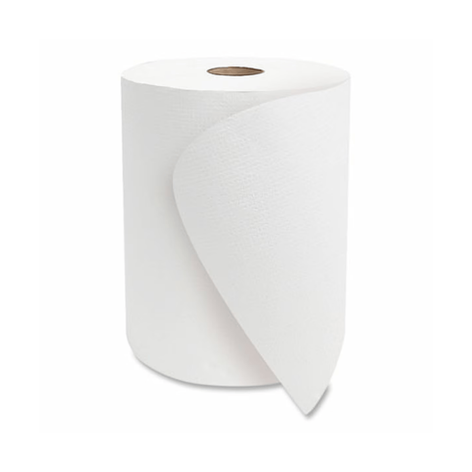 Hardwound Roll Towels - Eco-Friendly 10" x 800' Bleached Roll