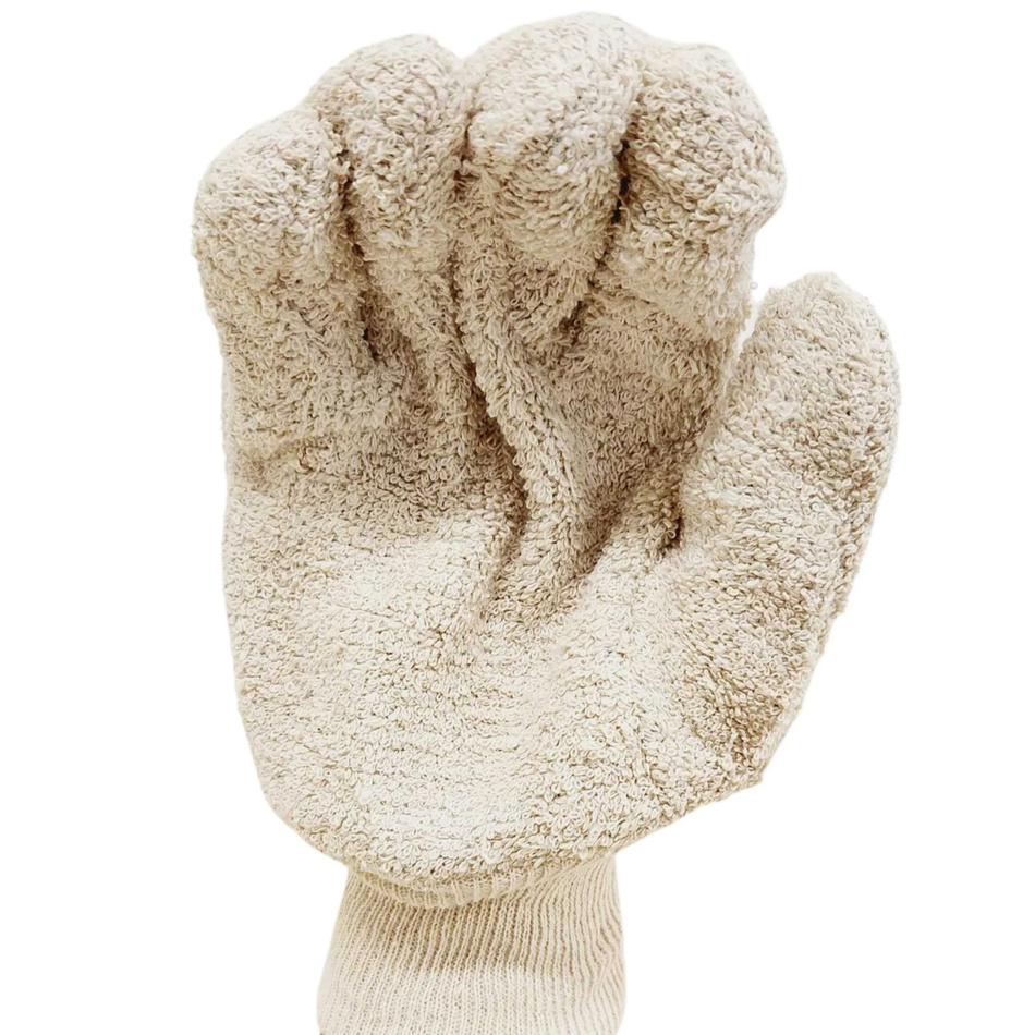 Terry Cloth Gloves, Loop Out 18 Oz, 12 Pairs