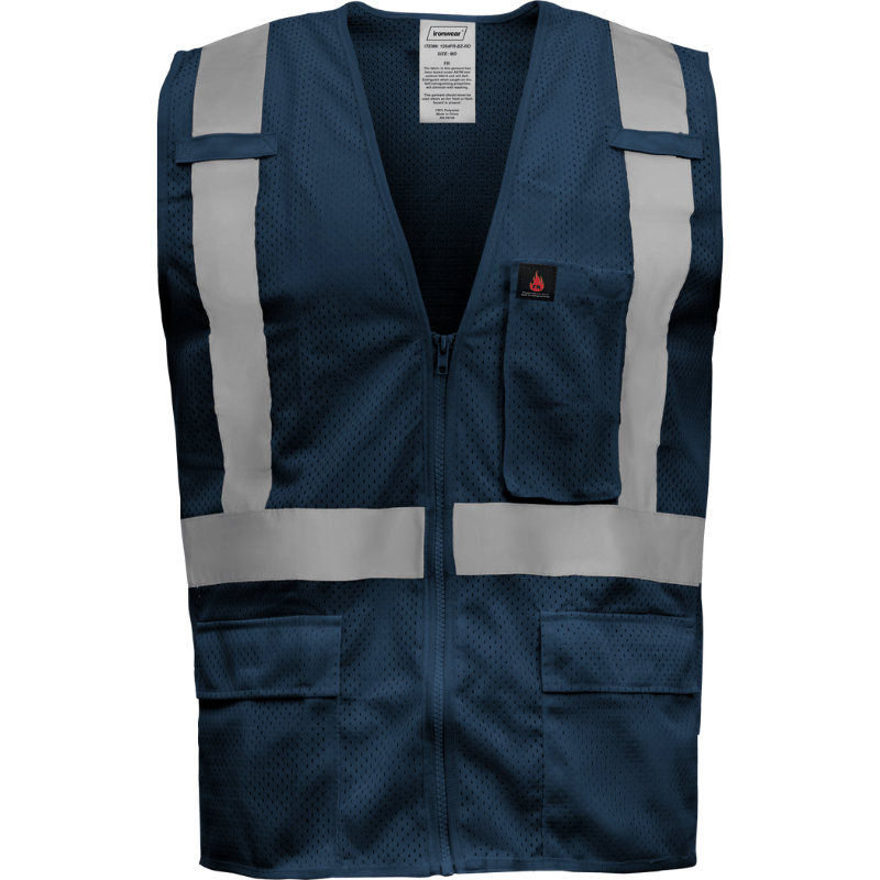 Navy Blue Flame Retardant Safety Vest